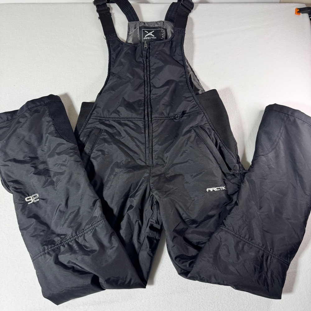 Arctix Snow Bib Overalls Womens Small Black Insulated Ski Snowboard Pants 1.5K